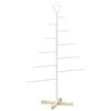 vidaXL Metall juletre KUOPIO 125 cm St&aring;l Hvit