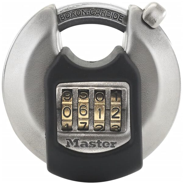 Master Lock Rund hengel&aring;s Excell rustfritt st&aring;l 70 mm M40EURDNUM