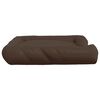 vidaXL Hundesofa med puter brun 135x110x23 cm oxford-stoff