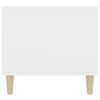 vidaXL Salongbord hvit 90x49x45 cm konstruert tre