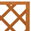 vidaXL Hj&oslash;rneespalier oransje 50x50x145 cm heltre gran