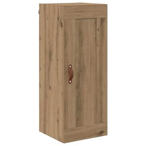 vidaXL Veggskap Artisan Eik 34,5 x 34 x 90 cm Konstruert tre