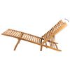 vidaXL Solseng heltre teak