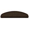 vidaXL Trappematter selvklebende 20 stk 65x21x4 cm brune halvrund store