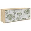 vidaXL Vegghengt TV-skap GOTHA 102 x 33 x 40 cm Sonoma eik