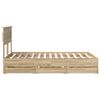 vidaXL Sengestamme med skuff Sonoma eik 120 x 200 cm Ingeni&oslash;rtre