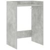 vidaXL Vaskemaskin skap Betonggr&aring; 67,5 x 48 x 97 cm Konstruert tre