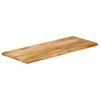 vidaXL Bordplate 140x60x3,8 cm naturlig kant heltre mango