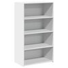vidaXL Hylle hvit 70x41x124 cm konstruert tre