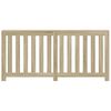 vidaXL Radiatordeksel sonoma eik 175x20x82 cm konstruert tre
