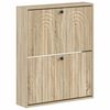 vidaXL Vegghengt skoskap ALKMAAR 71 x 17 x 86 cm Konstruert tre
