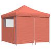 vidaXL Partytelt Terrakotta 292 x 292 x 315 cm Oxford Stoff