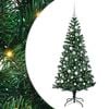 vidaXL Kunstig Forh&aring;ndsopplyst Juletre gr&oslash;nn 150 cm PVC og metall