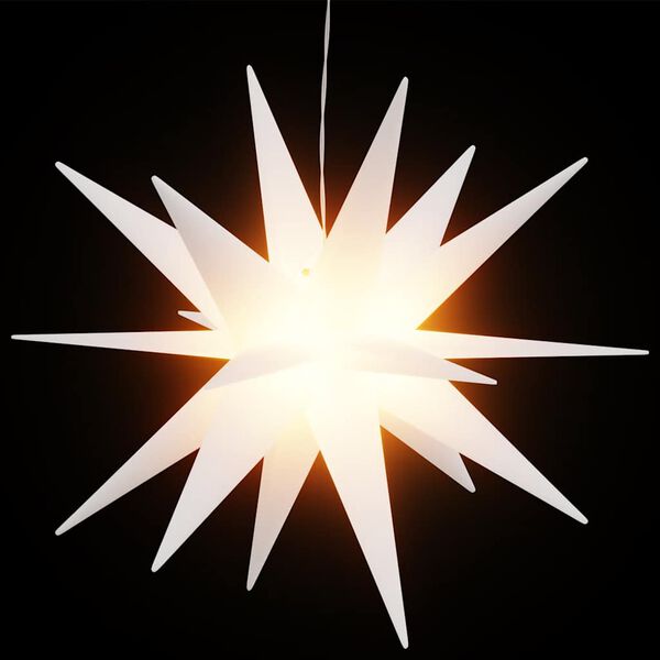 vidaXL Julelys med LED sammenleggbar hvit 100 cm