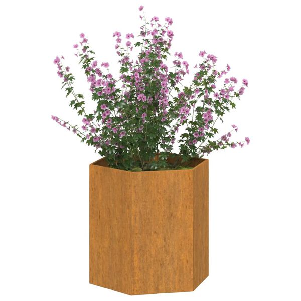 vidaXL Plantekasse rust 40x40x45 cm cortenstål