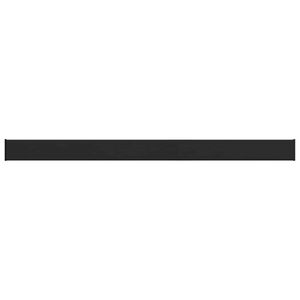 vidaXL Vinduskarmer Svart med trestruktur 160 x 10 x 4,5 cm PVC