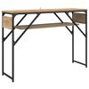 vidaXL Konsollbord Artisan Eik Konstruert tre 105x30x75cm