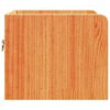 vidaXL Nattbord med skuff Vokset Brun 38 x 36 x 29,5 cm Heltre furu