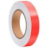 vidaXL Reflekterende tape r&oslash;d 2,5 cm x 20 m PVC