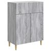 vidaXL Serviesskap Gr&aring; sonoma 66 x 34,5 x 90 cm Konstruert tre