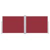vidaXL Uttrekkbar sidemarkise 140x1000 cm rød