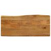 vidaXL Bordplate 100x40x2,5 cm naturlig kant heltre mango