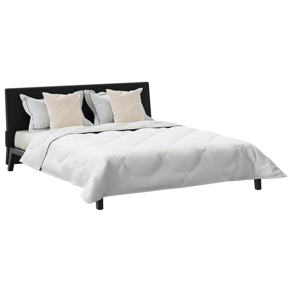 vidaXL Dyne med Puter med pute 3 pcs Hvit Mikrofiber og Dunfjær