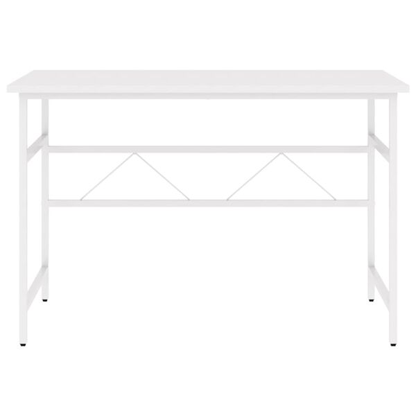 vidaXL PC-bord hvit 105x55x72 cm MDF og metall