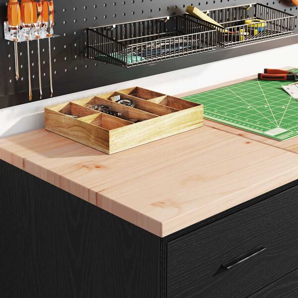 vidaXL Garasje Oppbevaringsskap Sort 40x51x85 cm Heltre Furu