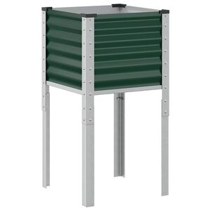 vidaXL Hagepotte 45x45x88 cm v&aelig;rbestandig st&aring;l
