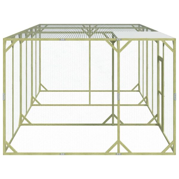 vidaXL H&oslash;nseg&aring;rd 600x300x200 cm impregnert heltre furu