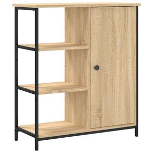 vidaXL Skjenk Sonoma eik 70x30x80 cm konstruert tre