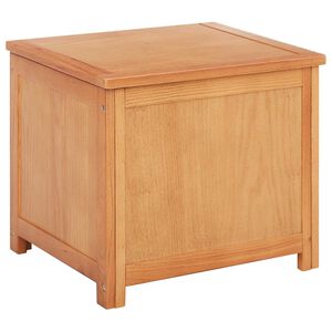 vidaXL Lagringsboks med lagring 50 x 45 x 45 cm Massivt Eiketre