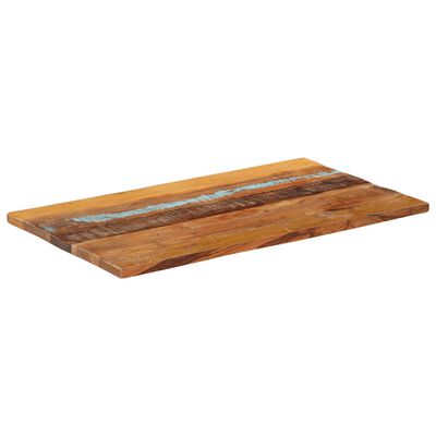 vidaXL Rektangulær bordplate 60x100 cm 25-27 mm gjenvunnet heltre
