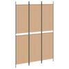 vidaXL 3-panel romdeler Beige 150 x 220 cm Stoff