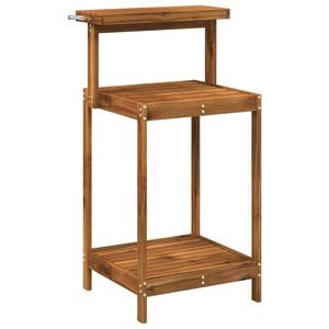 vidaXL Utend&oslash;rs pottingbenk 56,5 x 48,5 x 107 cm Solid akasietre