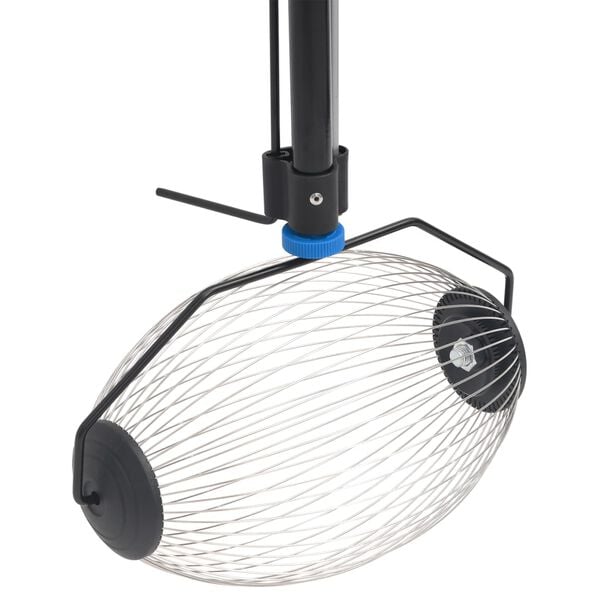 vidaXL N&oslash;ttesamler bl&aring; 127 cm st&aring;l