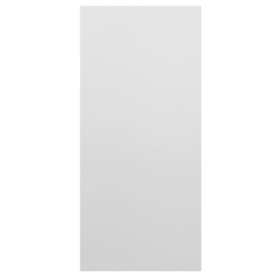 vidaXL Bokhylle/skjenk høyglans hvit 66x30x130 cm sponplate