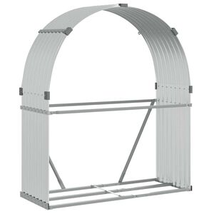 vidaXL Vedholder s&oslash;lv 120x45x140 cm galvanisert st&aring;l