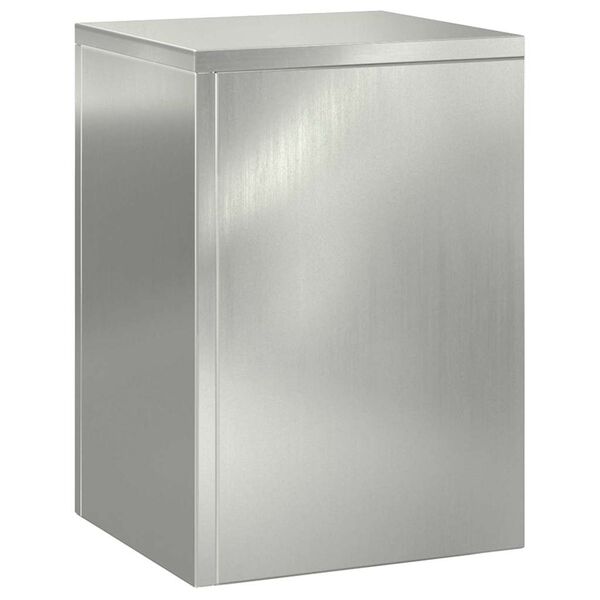 vidaXL Planteholder 3 pcs sølv Galvanisert stål