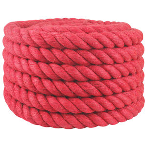 vidaXL Jute tau 50 mm R&oslash;d 100% Tossa jute