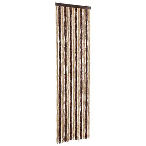 vidaXL Insektgardin 56x185 cm beige og lysebrun