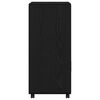 vidaXL Kabinett Svart Eik 55 x 40 x 82 cm