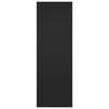 vidaXL TV-benk svart 30,5x30x90 cm sponplate