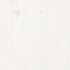 vidaXL Putekasse hvid 76x42,5x54 cm heltre furu