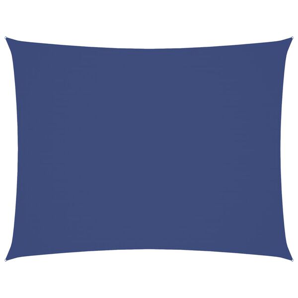 vidaXL Solseil oxfordstoff rektangul&aelig;r 5x7 m bl&aring;