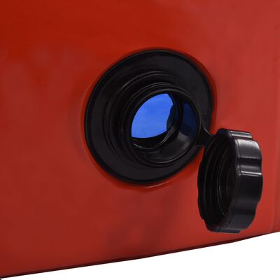 vidaXL Sammenleggbart hundebasseng rød 80x20 cm PVC
