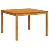 vidaXL Utend&oslash;rs spisebord 110x110x75 cm heltre akasie
