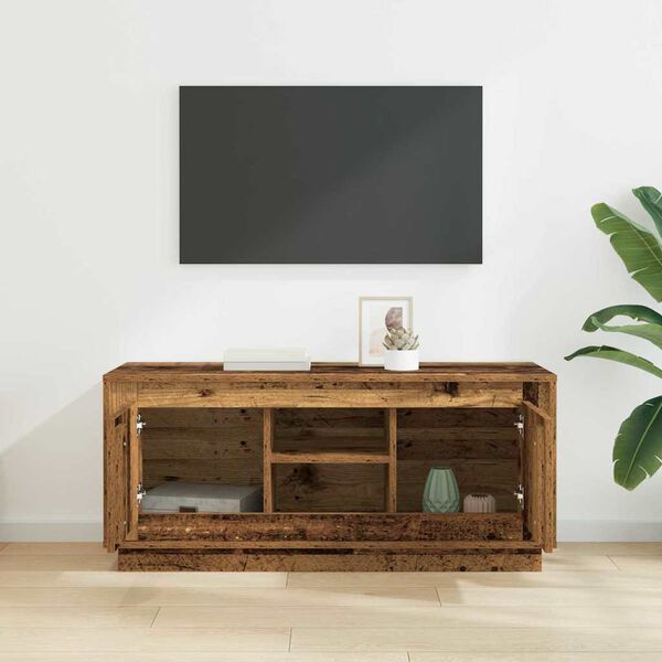 vidaXL TV-skap Gamle tre 102 x 35 x 45 cm Konstruert tre