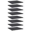 vidaXL Hylleplater 8 stk gr&aring; 40x40x1,5 cm konstruert tre